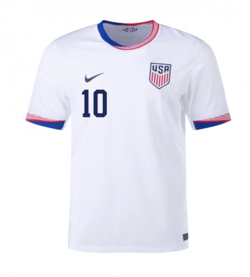 Forenede Stater Christian Pulisic #10 Hjemmebanetrøje Copa America 2024 Kortærmet
